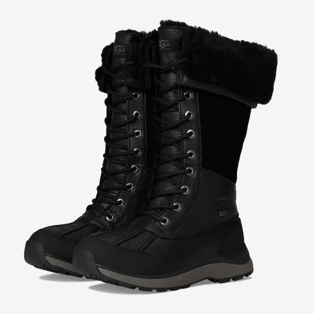UGG Women's Black Winter Boots Adirondack Tall Boot III
